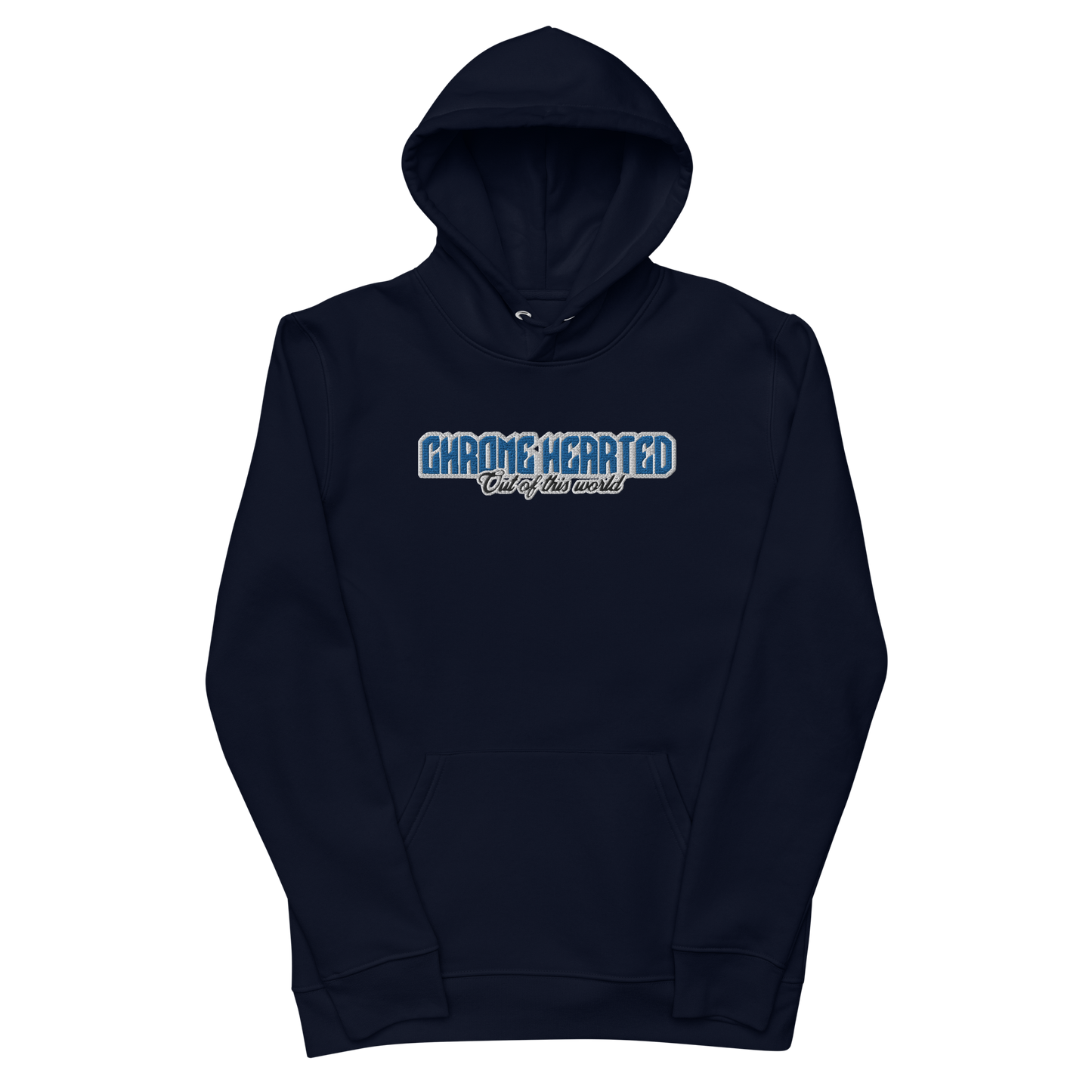 CHROME HEARTED | BLUE/WHITE/BLACK | HOODIE