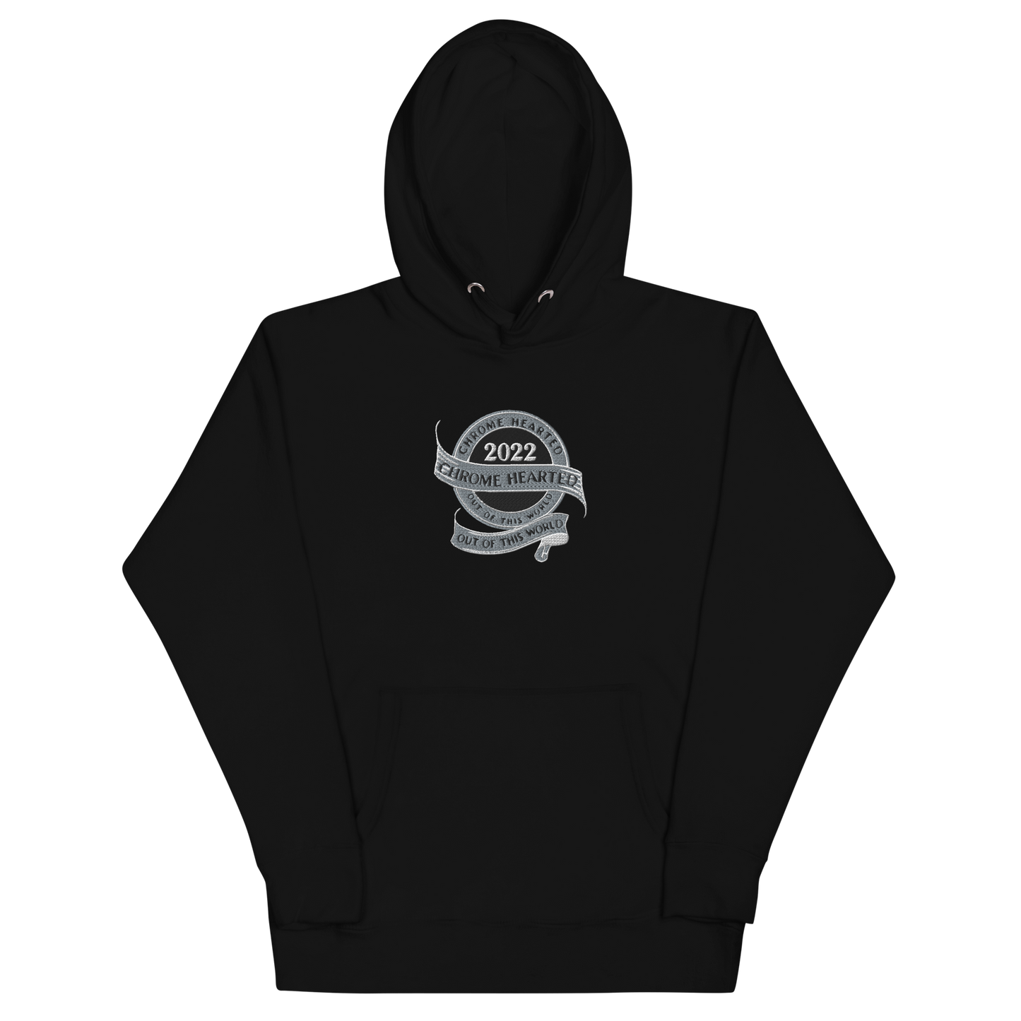 CHROME HEARTED | GREY/BADGE | HOODIE