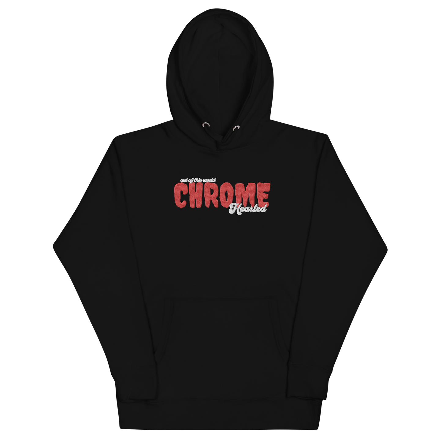 CHROME HEARTED | RED/CHROME | HOODIE