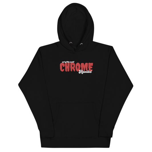 CHROME HEARTED | RED/CHROME | HOODIE