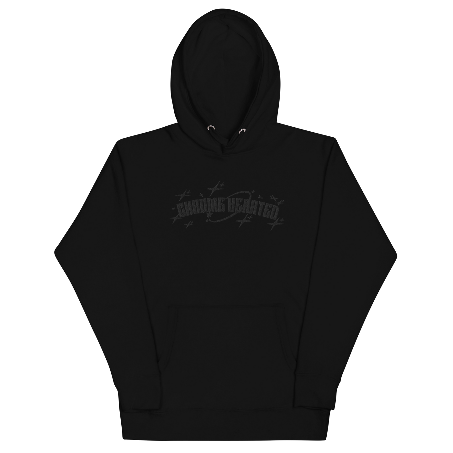 CHROME HEARTED | BLACK/STARS | HOODIE