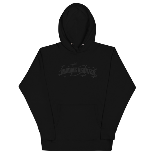 CHROME HEARTED | BLACK/STARS | HOODIE