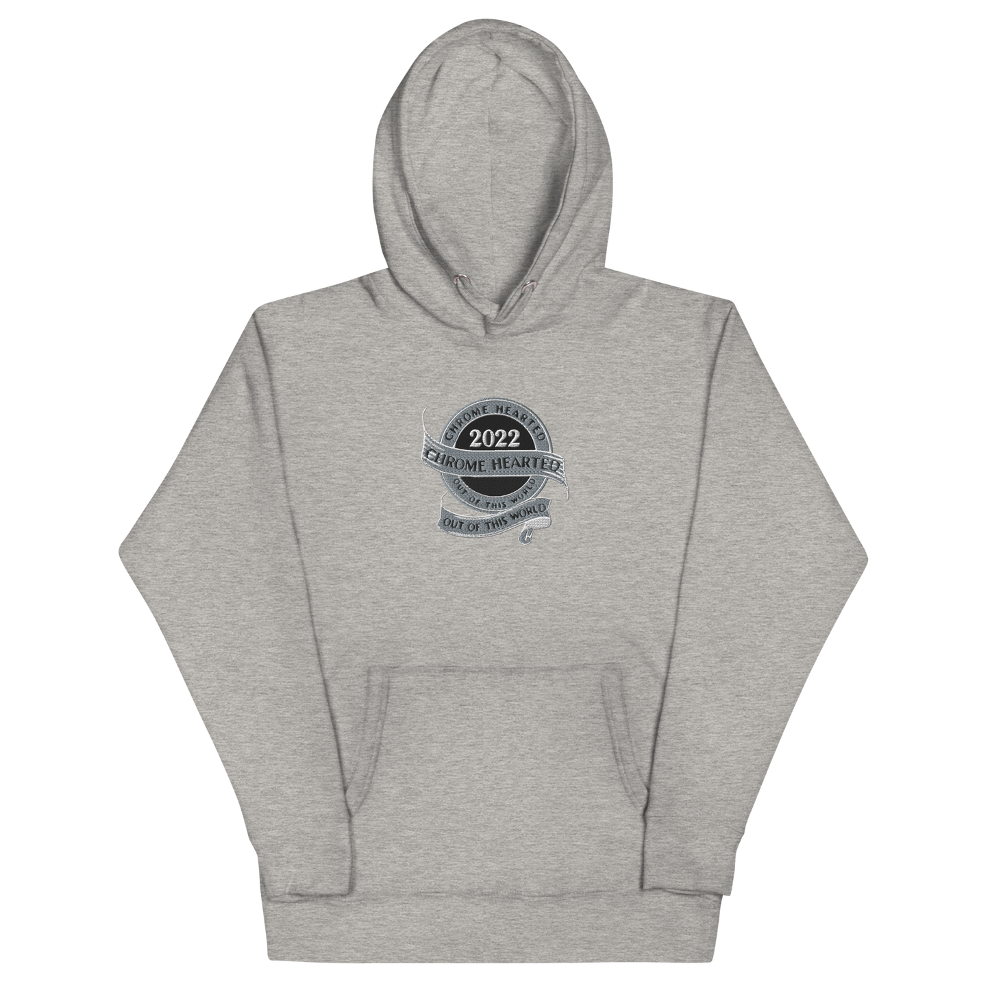 CHROME HEARTED | GREY/BADGE | HOODIE