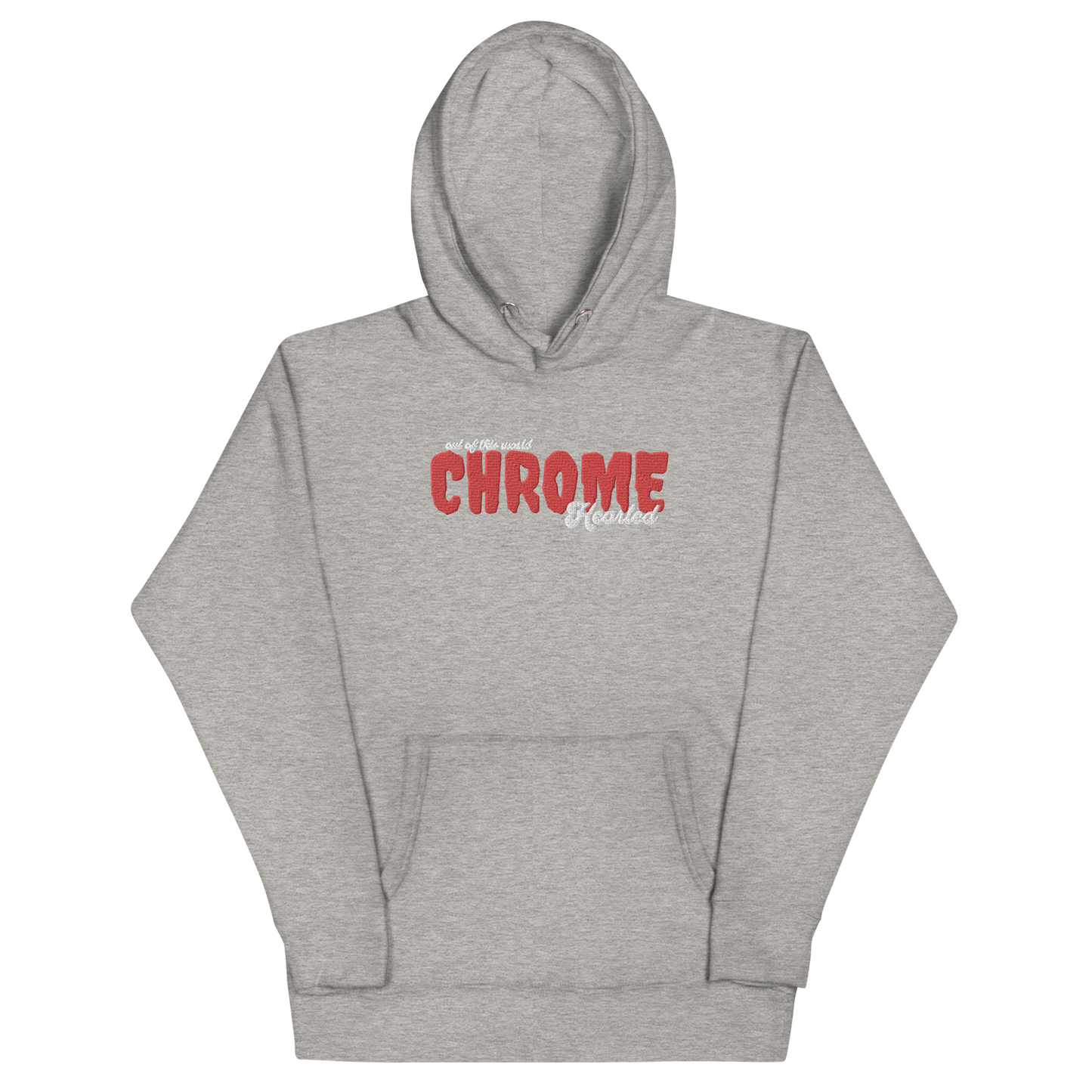 CHROME HEARTED | RED/CHROME | HOODIE