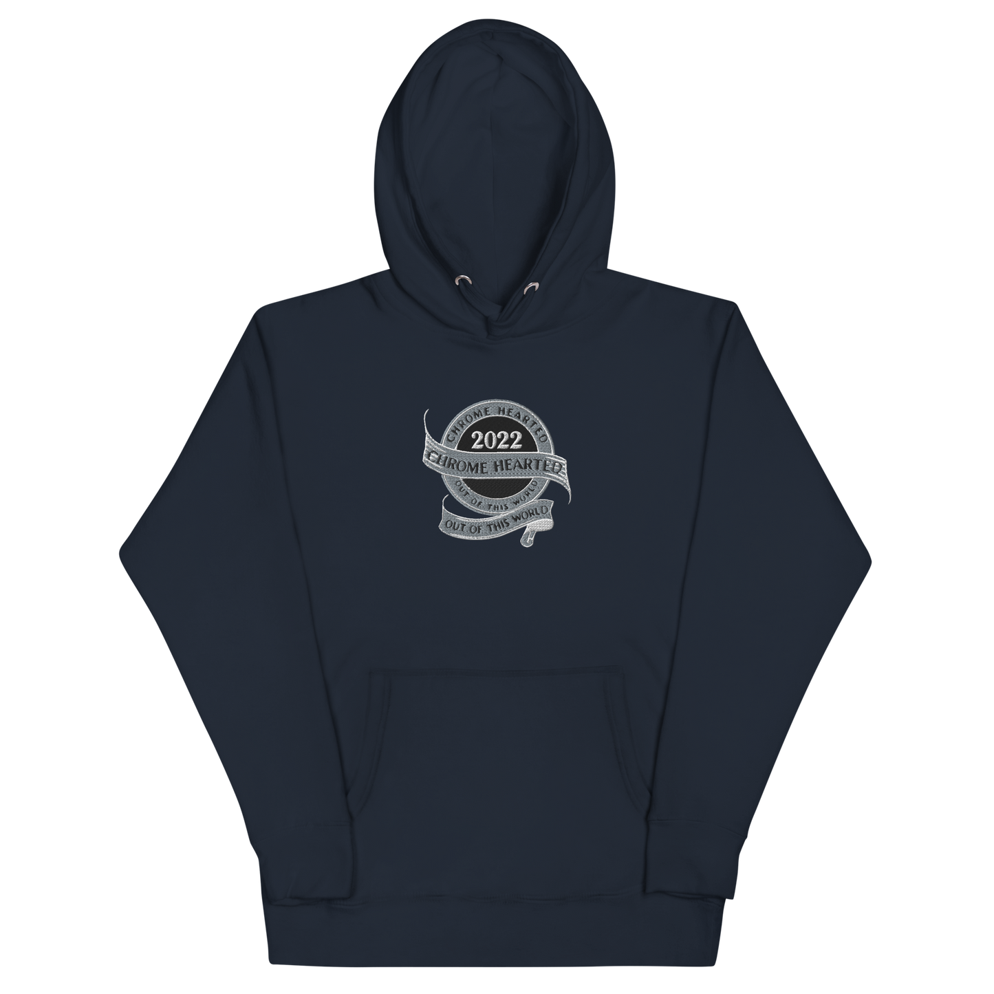 CHROME HEARTED | GREY/BADGE | HOODIE