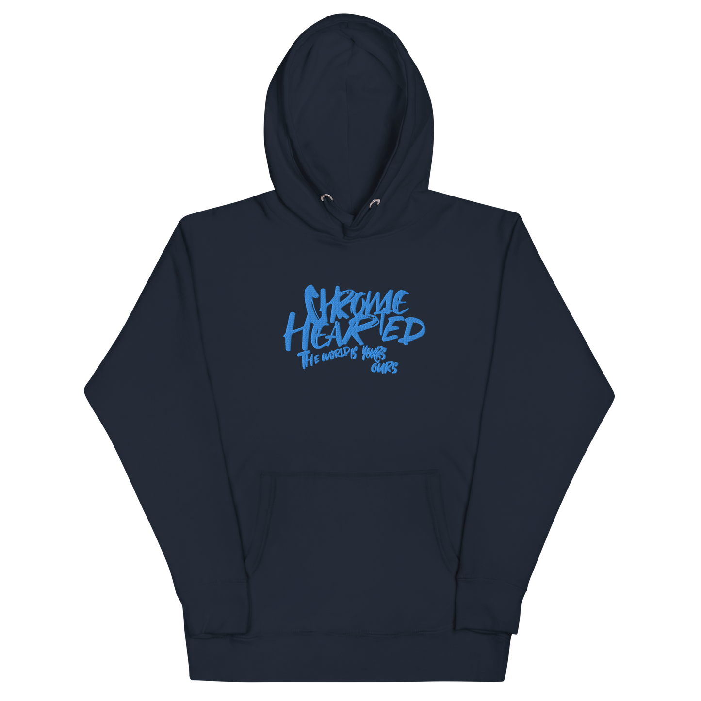 CHROME HEARTED | BLUE/GRAFFITI | HOODIE