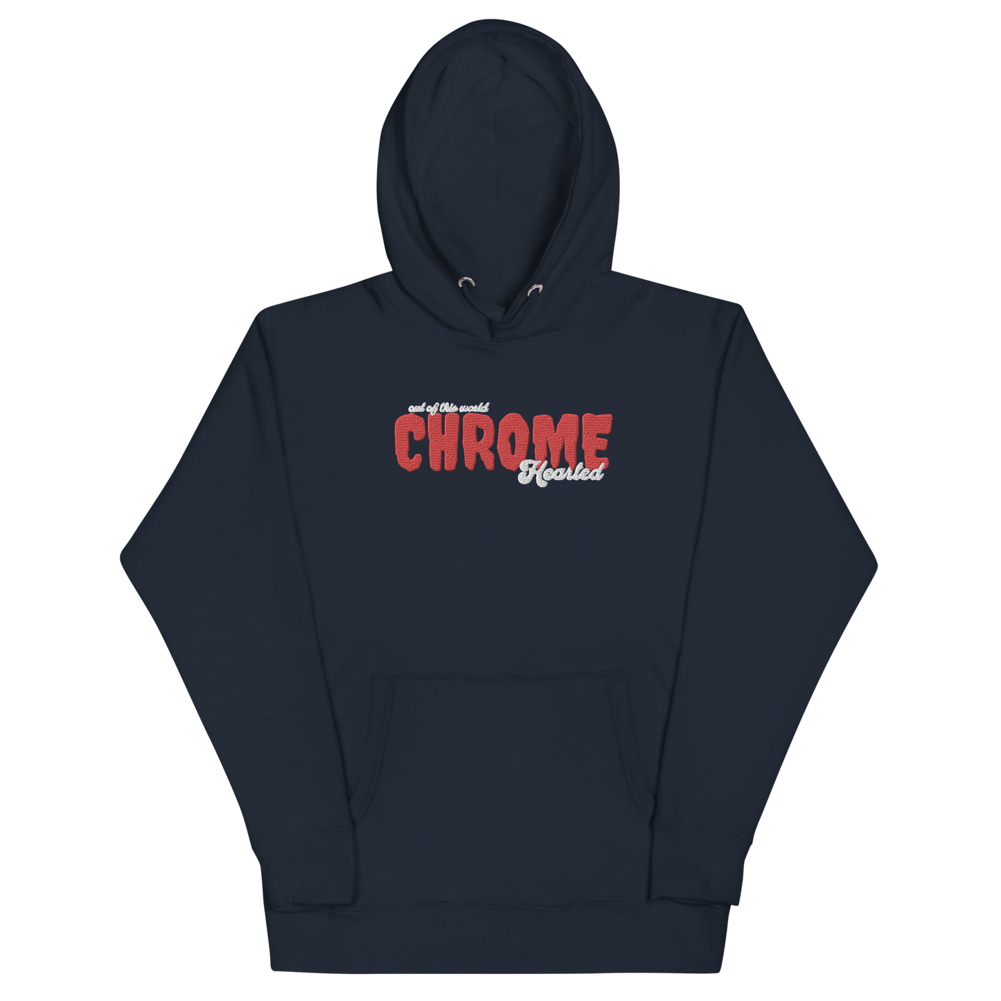 CHROME HEARTED | RED/CHROME | HOODIE