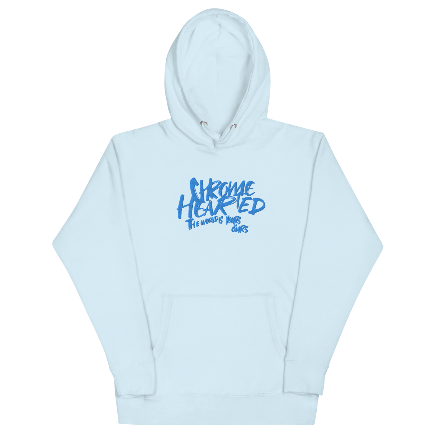 CHROME HEARTED | BLUE/GRAFFITI | HOODIE