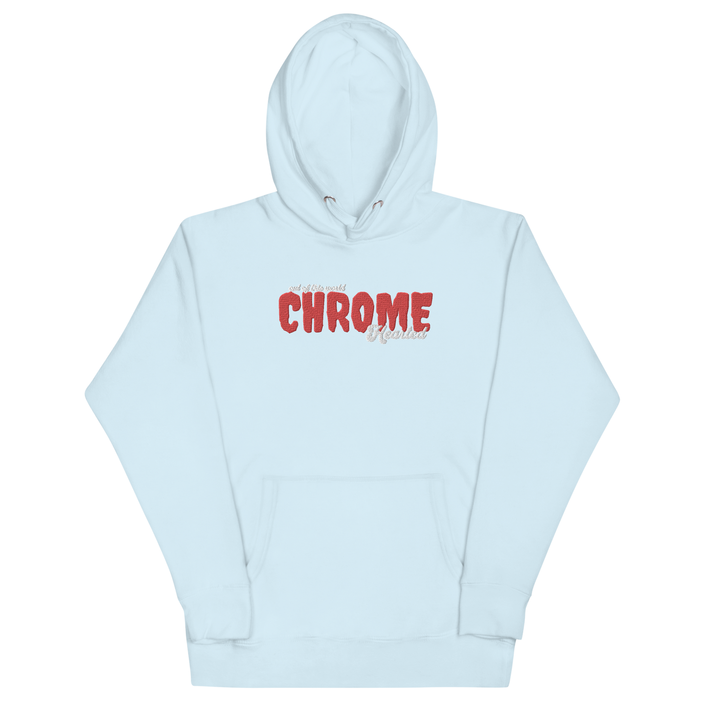 CHROME HEARTED | RED/CHROME | HOODIE