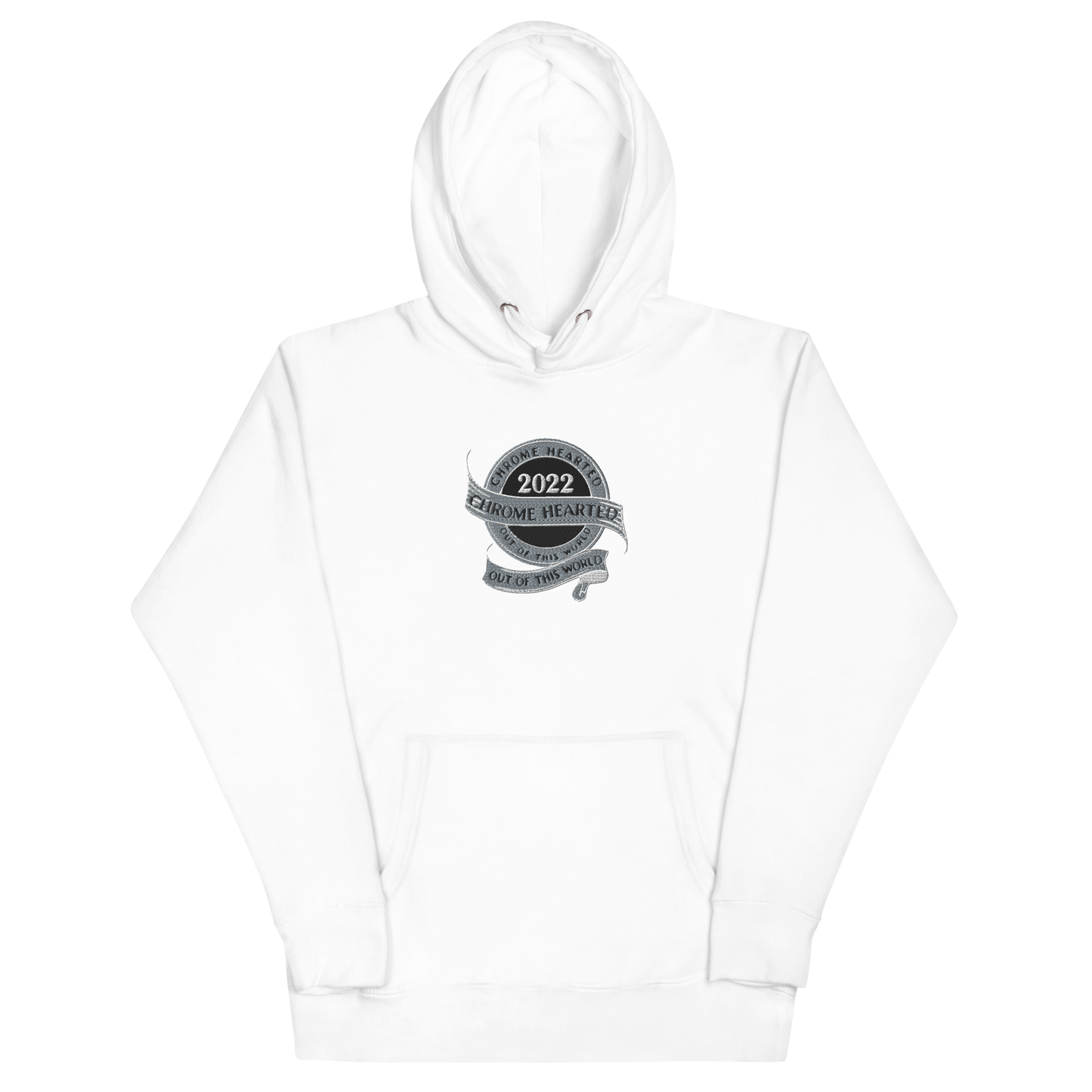 CHROME HEARTED | GREY/BADGE | HOODIE