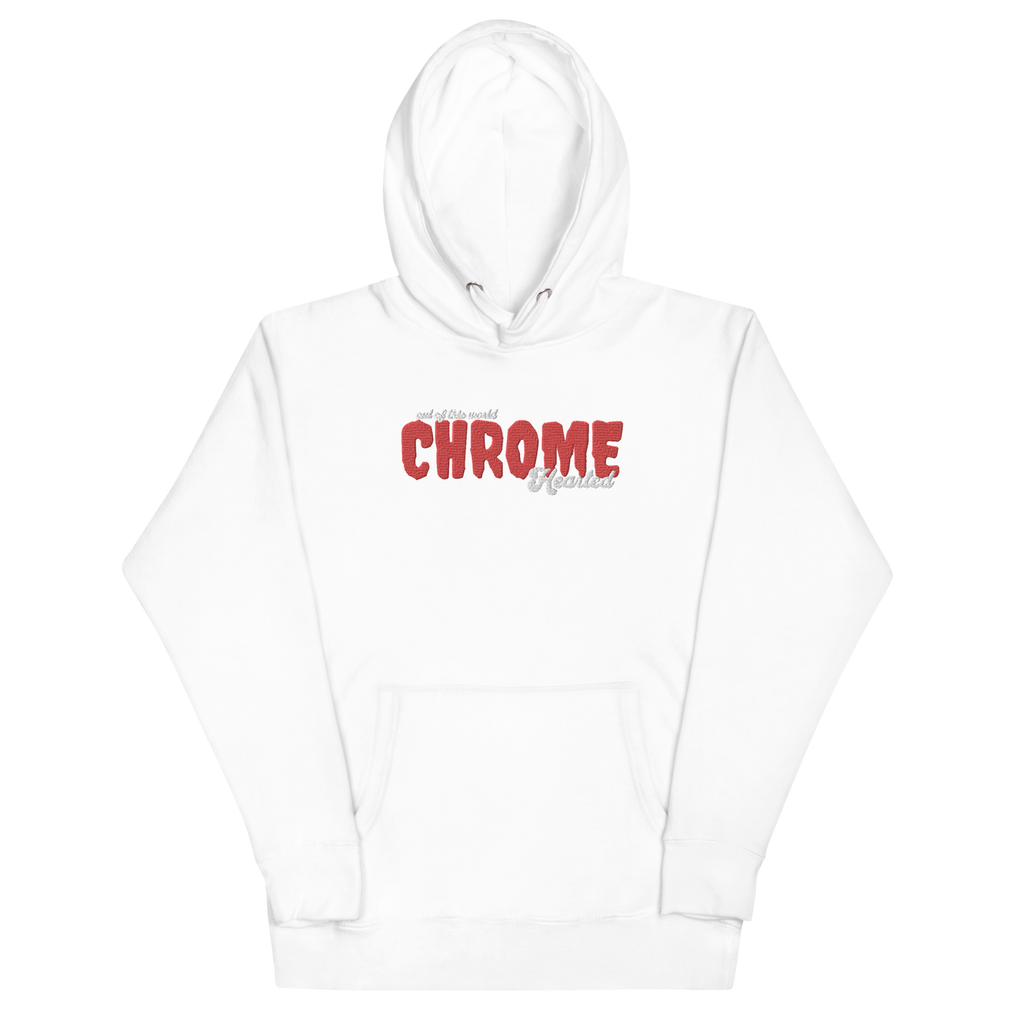 CHROME HEARTED | RED/CHROME | HOODIE