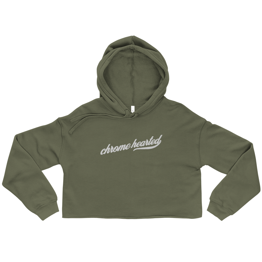 CHROME HEARTED | CROP HOODIE