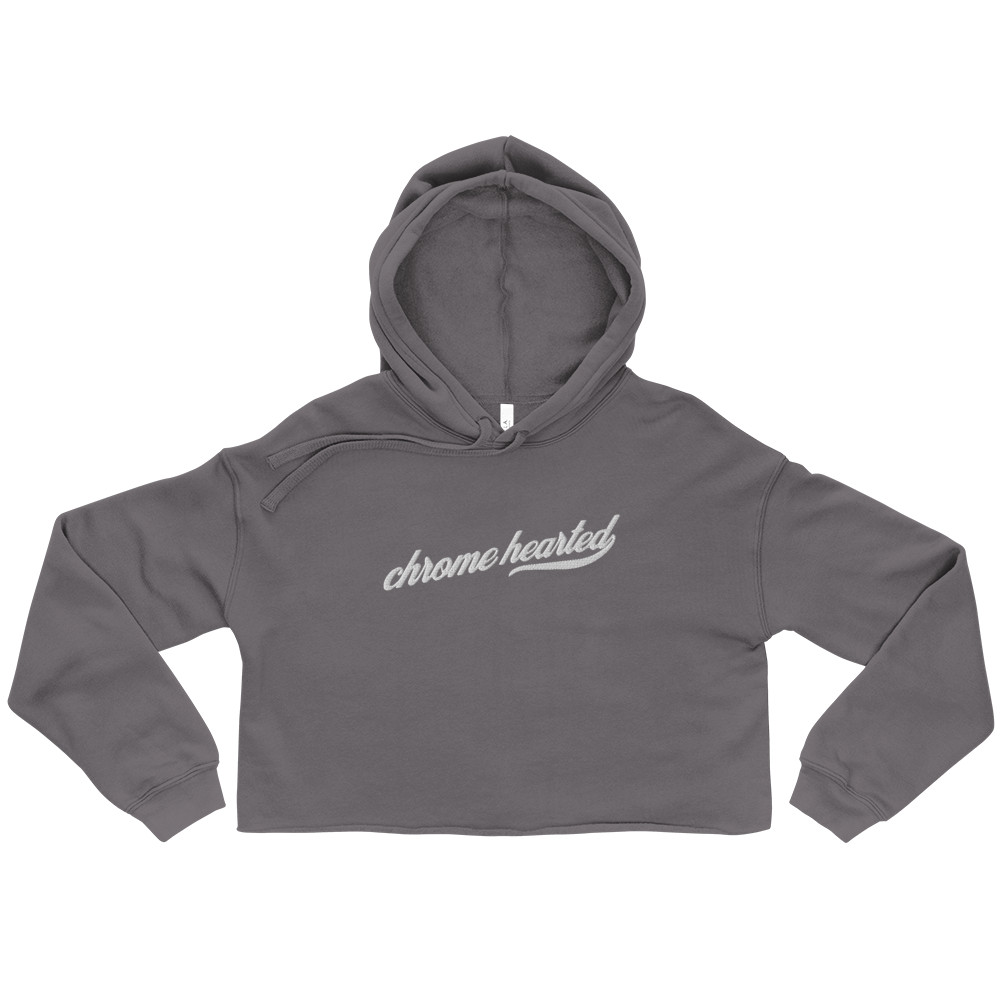 CHROME HEARTED | CROP HOODIE