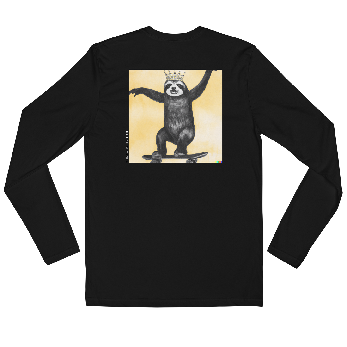 SLOTH KINGS - Long Sleeve Fitted Crew