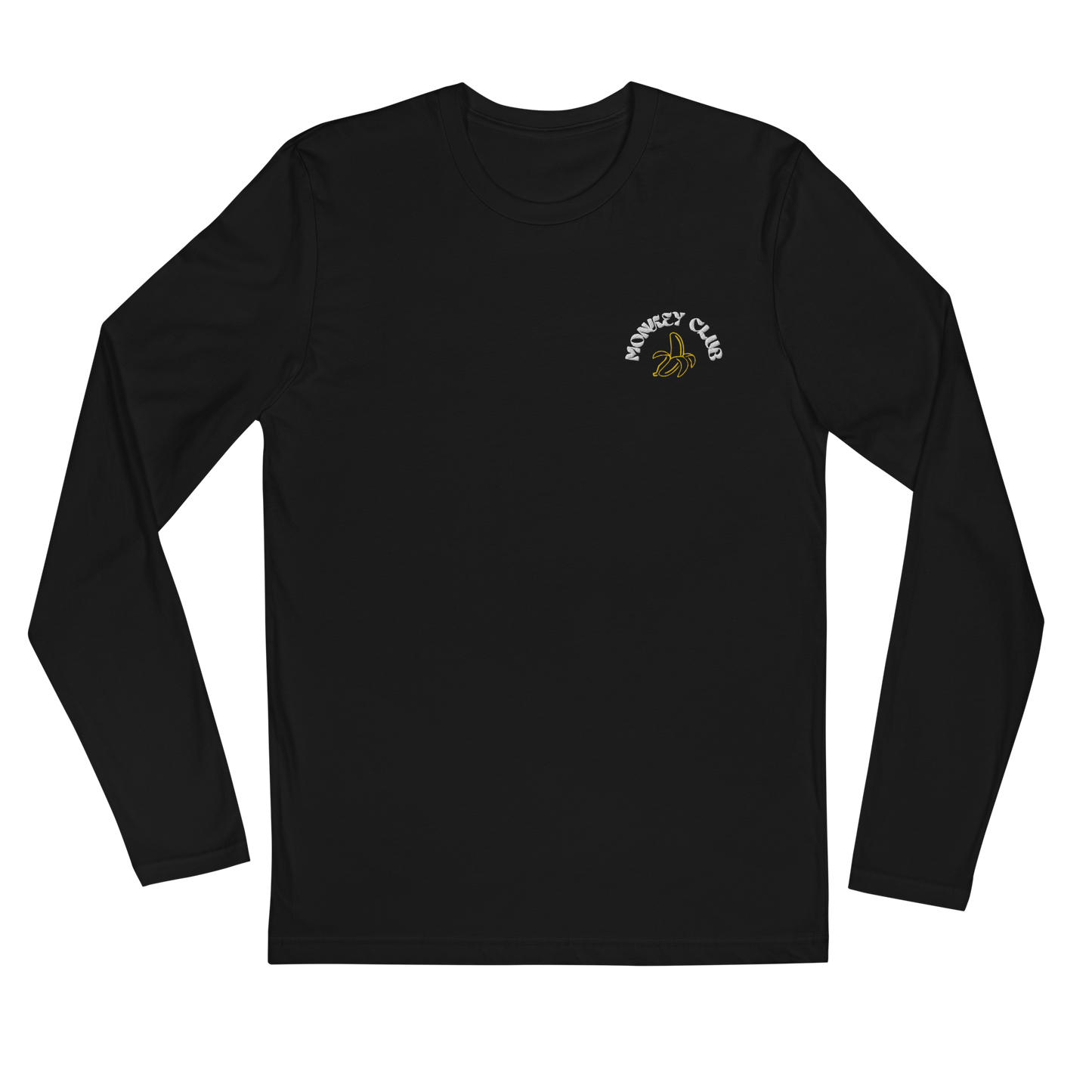 MONKEY CLUB - Long Sleeve Fitted Crew