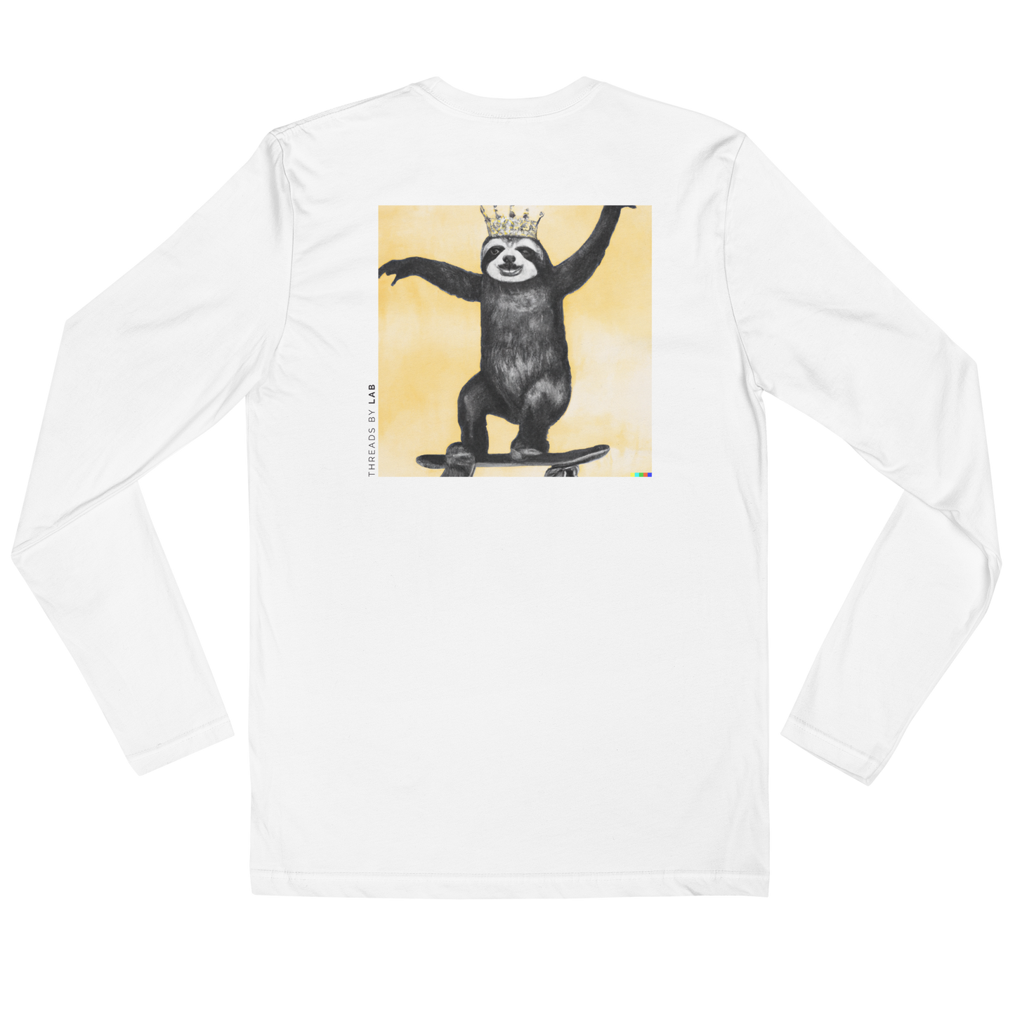 SLOTH KINGS - Long Sleeve Fitted Crew