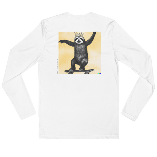 SLOTH KINGS - Long Sleeve Fitted Crew