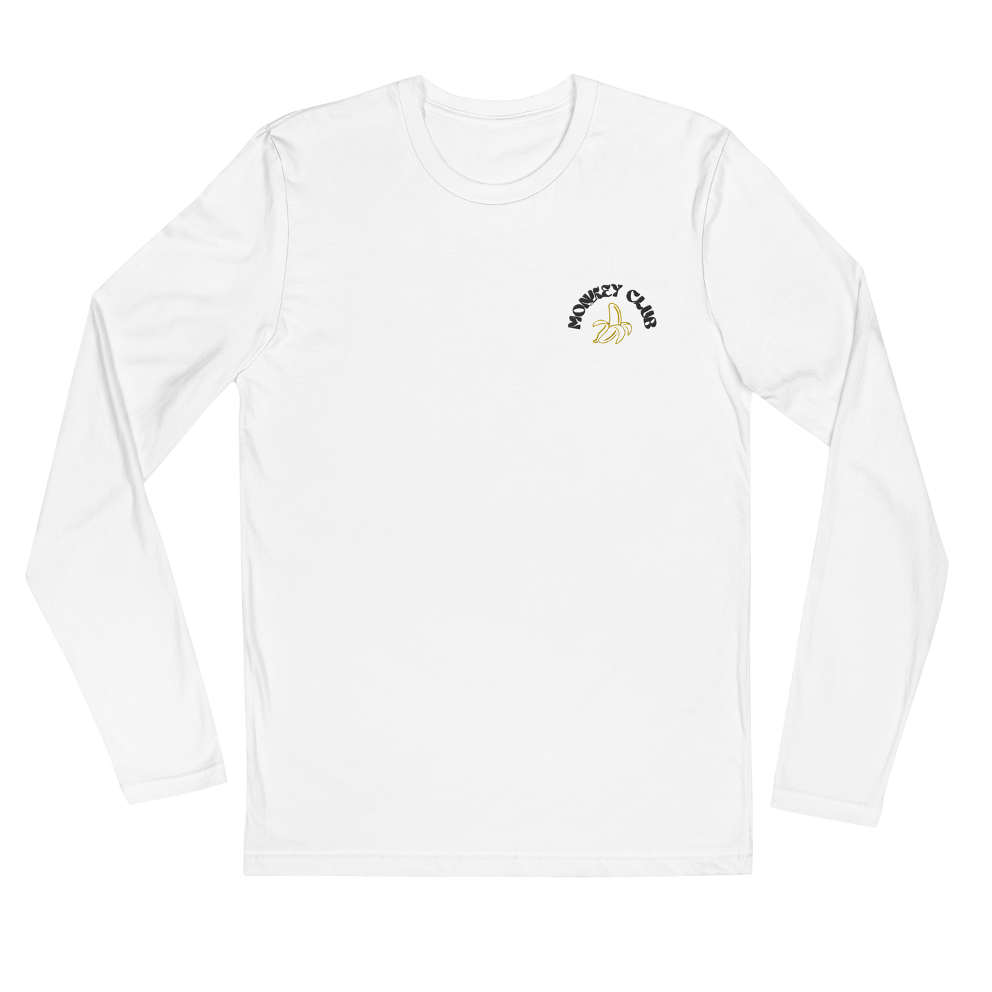 MONKEY CLUB - Long Sleeve Fitted Crew