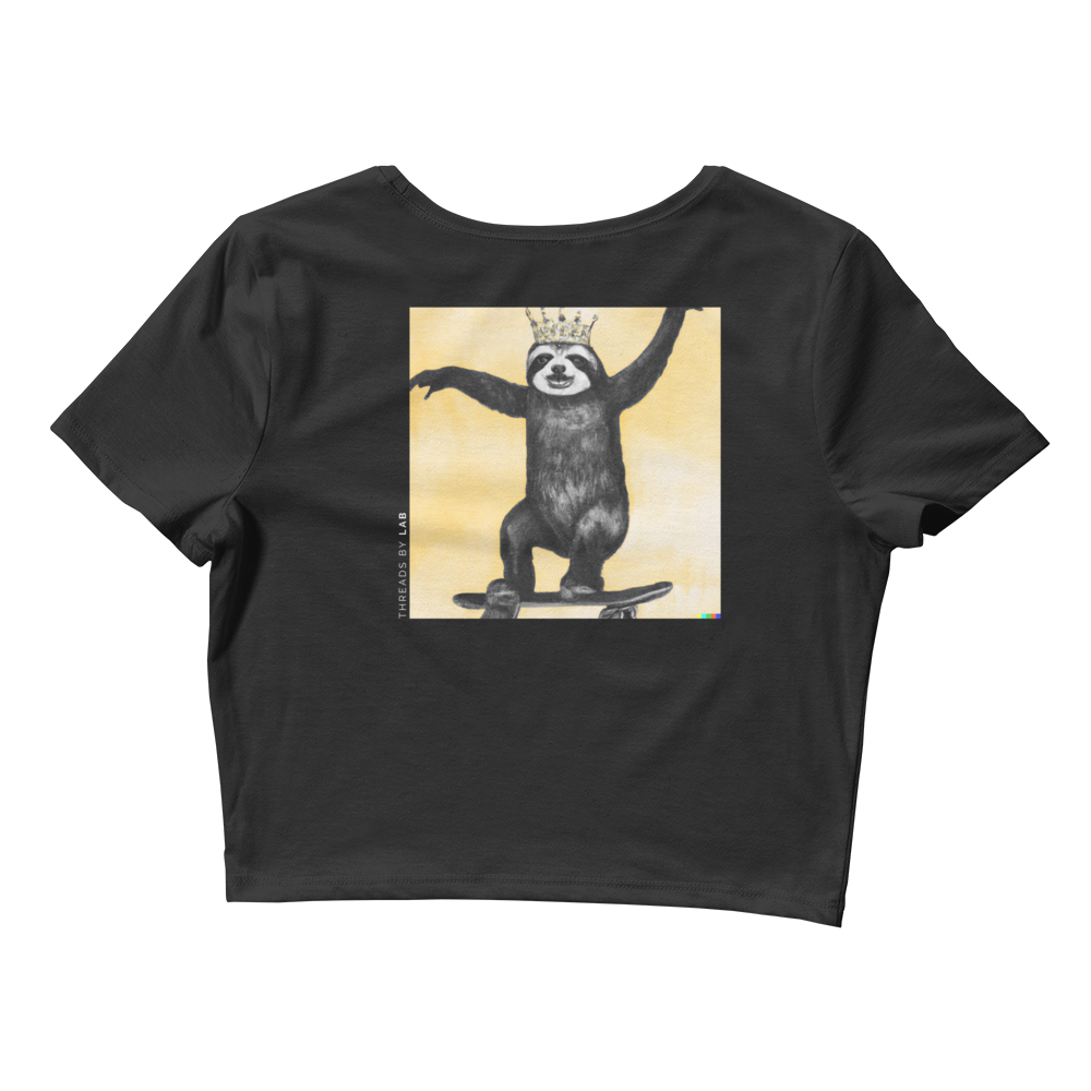 SLOTH KINGS - Women’s Crop Tee