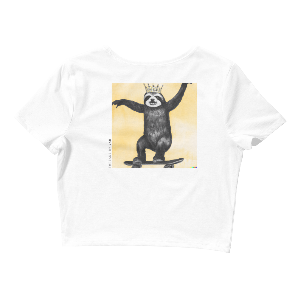 SLOTH KINGS - Women’s Crop Tee