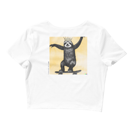 SLOTH KINGS - Women’s Crop Tee