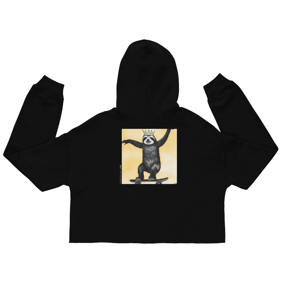 SLOTH KINGS - Crop Hoodie